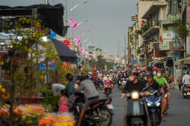 Chợ hoa ‘trên bến dưới thuyền’ hối hả chạy tết từ sáng đến tối ảnh 13