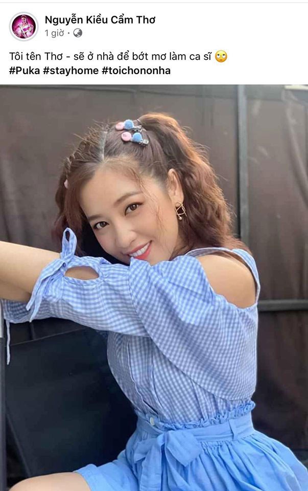Sao Việt hào hứng theo trend ‘ở nhà': 'Tôi là Tự Long, ở nhà cho nước nó trong' ảnh 12