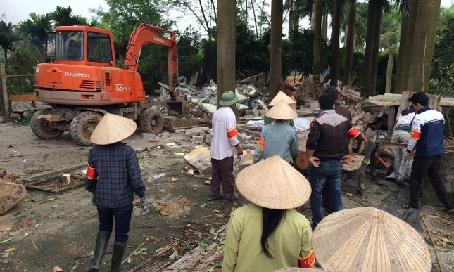 Cưỡng chế 30 trường hợp vi phạm sử dụng đất ảnh 1