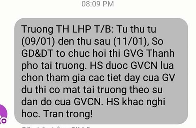 Thi dạy giỏi, cấm học sinh kém đến lớp: Giám đốc Sở giáo dục nói gì? ảnh 1