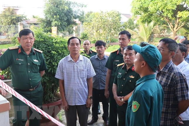 Đoàn công tác BQP kiểm tra hiện trường vụ tấn công tại Đắk Lắk ảnh 3
