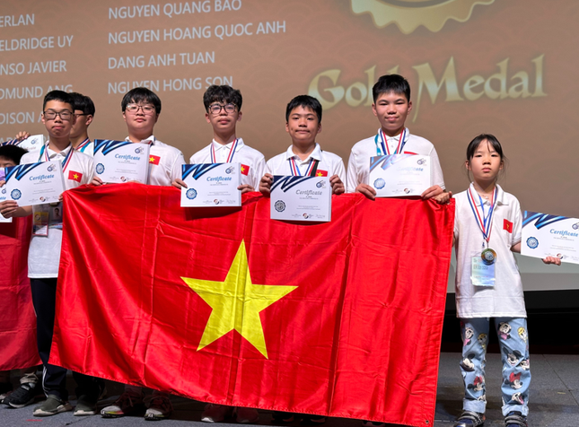 Đoàn Việt Nam đoạt 6 Huy chương Vàng kỳ thi Toán Quốc tế WMI 2023 ảnh 2