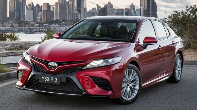 Toyota Camry thế hệ mới tại thị trường Australia.