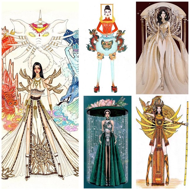 Bị chỉ trích, 'Bàn thờ' vẫn về thứ 2 bình chọn trang phục dân tộc cho Hoàng Thuỳ ảnh 2
