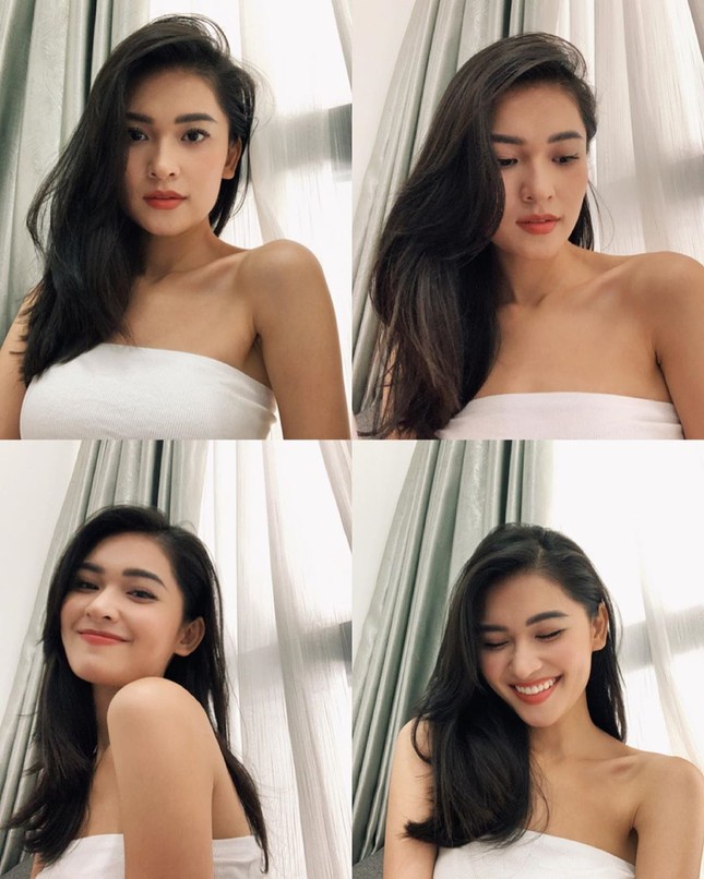 Ở nhà cách ly, Á hậu Thuỳ Dung khoe 'sương sương' vai trần sexy đủ làm fans xao xuyến ảnh 1