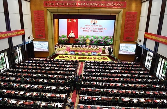 Khai mạc trọng thể Đại hội Đại biểu Đảng bộ Quân đội lần thứ XI, nhiệm kỳ 2020-2025 ảnh 3