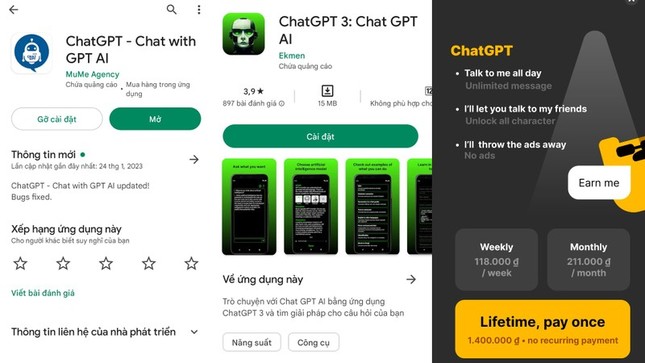 Cảnh báo các ứng dụng giả mạo ChatGPT trên di động ảnh 1
