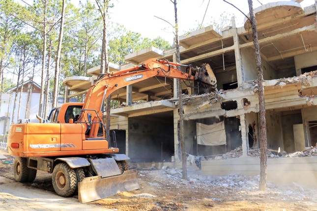 Đập 3 biệt thự không phép của doanh nghiệp phá rừng ảnh 2