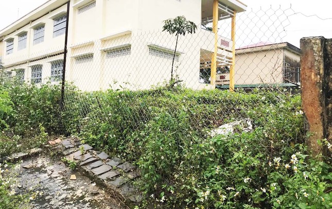 Tường rào bê tông nứt toác, hơn 600 học sinh sống trong sợ hãi ảnh 1