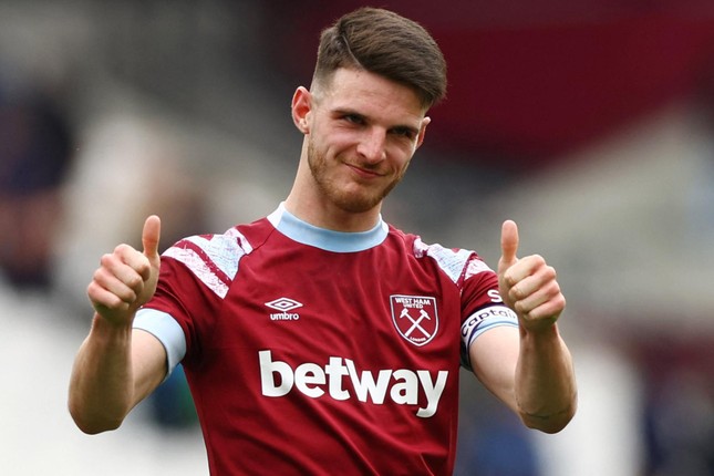 Vì sao Arsenal vẫn chưa chính thức công bố tân binh Declan Rice? ảnh 1