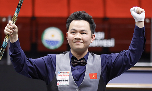 Bao Phương Vinh đăng quang billiard carom 3 băng thế giới sau trận chung kết lịch sử toàn Việt Nam ảnh 1