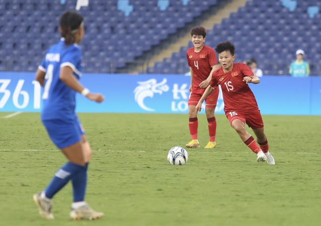 Đánh bại tuyển nữ Nepal 2-0, tuyển nữ Việt Nam có khởi đầu tốt tại Asiad 19 ảnh 17
