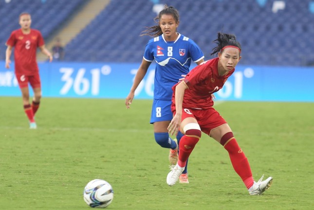 Đánh bại tuyển nữ Nepal 2-0, tuyển nữ Việt Nam có khởi đầu tốt tại Asiad 19 ảnh 19