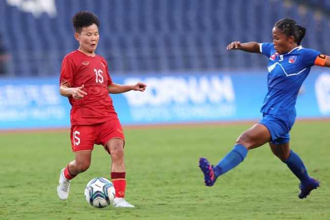 Đánh bại tuyển nữ Nepal 2-0, tuyển nữ Việt Nam có khởi đầu tốt tại Asiad 19 ảnh 20