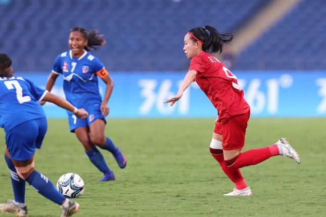 Đánh bại tuyển nữ Nepal 2-0, tuyển nữ Việt Nam có khởi đầu tốt tại Asiad 19 ảnh 14