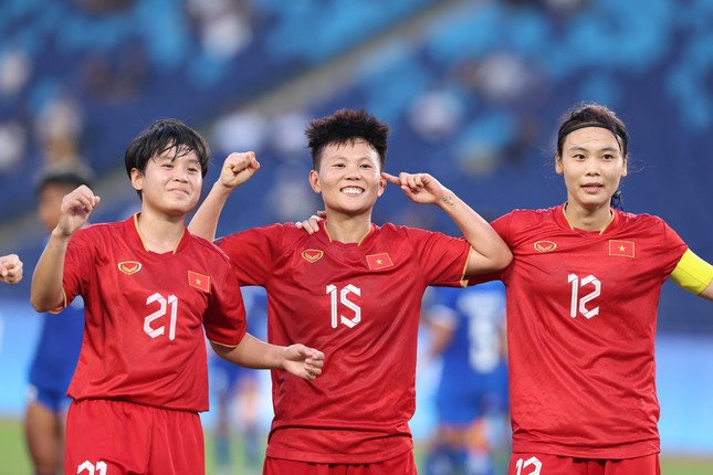 Đánh bại tuyển nữ Nepal 2-0, tuyển nữ Việt Nam có khởi đầu tốt tại Asiad 19 ảnh 6