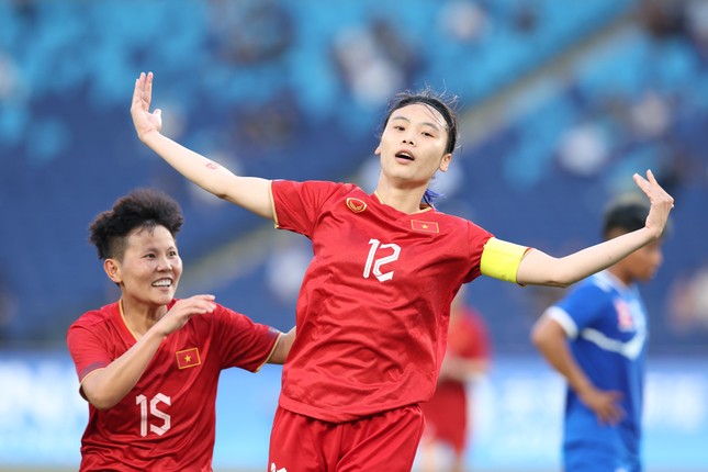 Đánh bại tuyển nữ Nepal 2-0, tuyển nữ Việt Nam có khởi đầu tốt tại Asiad 19 ảnh 2