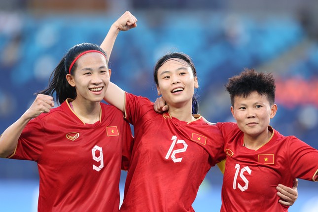 Đánh bại tuyển nữ Nepal 2-0, tuyển nữ Việt Nam có khởi đầu tốt tại Asiad 19 ảnh 5
