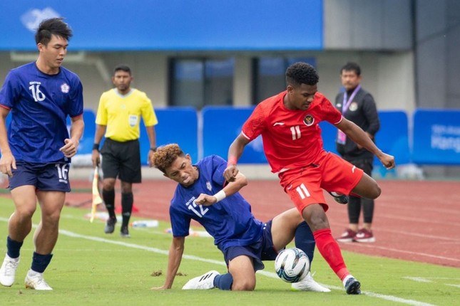 Cú đúp của Esanov giúp Olympic Uzbekistan loại Olympic Indonesia khỏi Asiad 19 ảnh 26