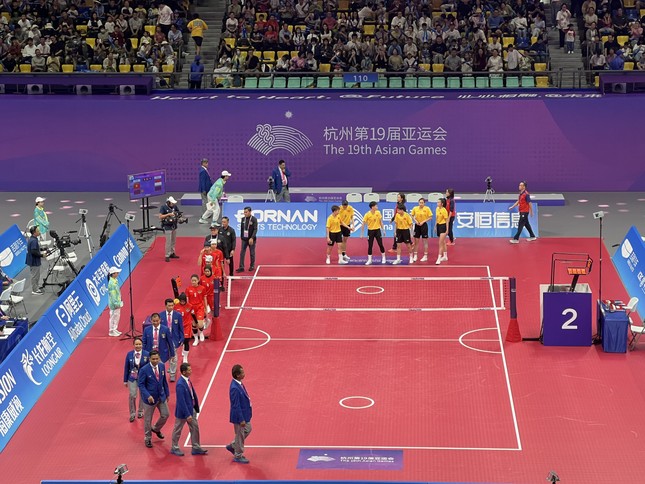 Bóng chuyền nữ vào bán kết Asiad 19 ảnh 39