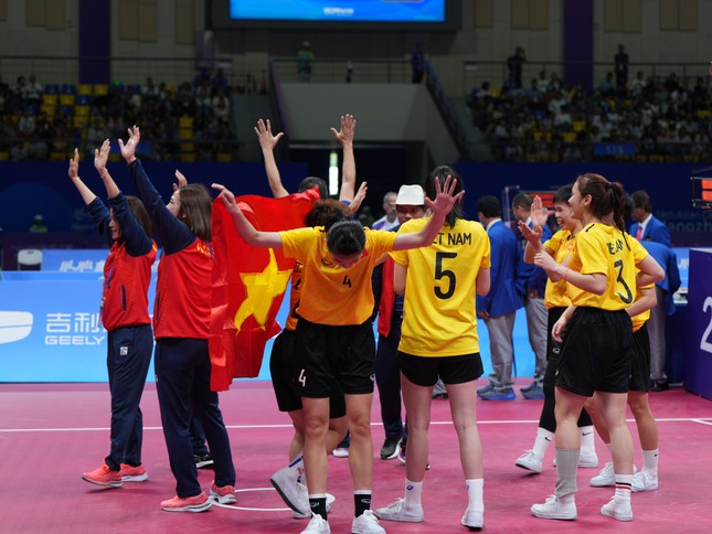 Bóng chuyền nữ vào bán kết Asiad 19 ảnh 18