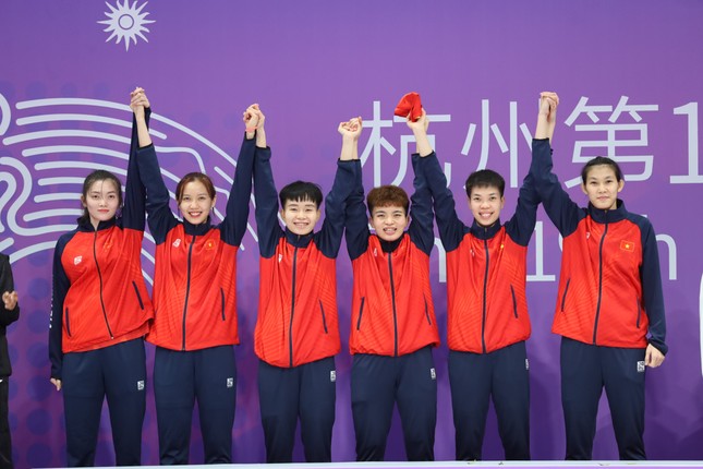 Bóng chuyền nữ vào bán kết Asiad 19 ảnh 12