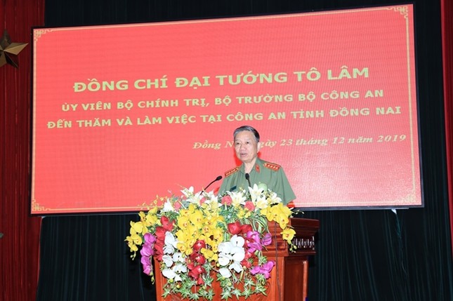 Đại tướng, Bộ trưởng Tô Lâm làm việc tại Công an Đồng Nai ảnh 1