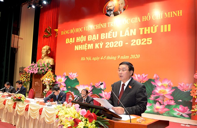 Ông Nguyễn Xuân Thắng tái đắc cử Bí thư Đảng ủy Học viện Chính trị Quốc gia Hồ Chí Minh ảnh 3