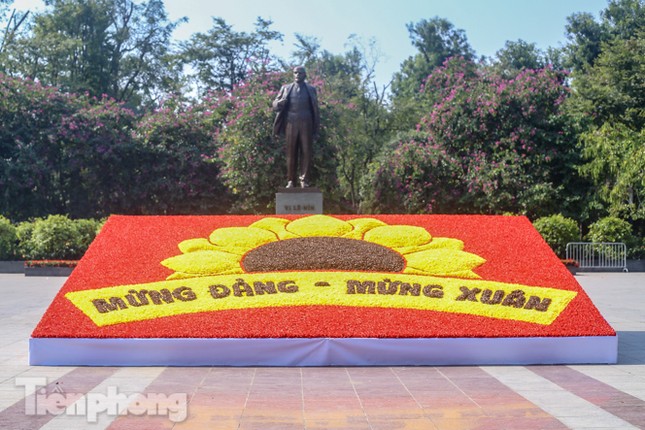 Hà Nội rực rỡ hoa chào mừng Đại hội Đảng lần thứ XIII ảnh 13
