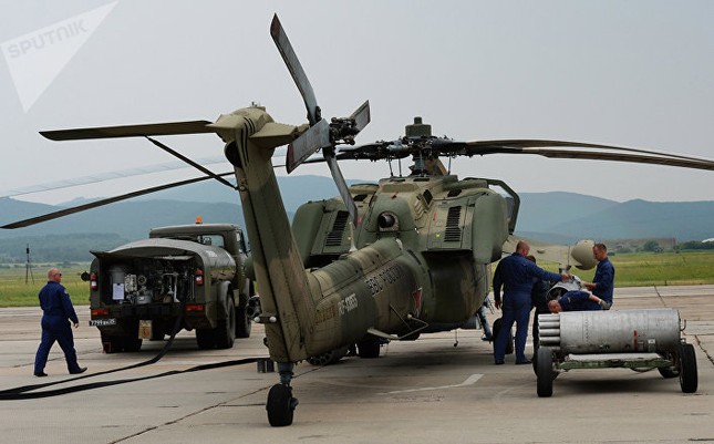 Nga thử trực thăng huấn luyện - chiến đấu Mi-28 UB tại Syria ảnh 2