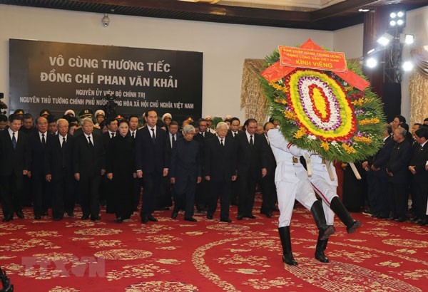 Lễ viếng nguyên Thủ tướng Phan Văn Khải ảnh 2