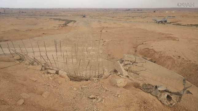 Nga công bố hình ảnh độc quyền vụ Israel không kích căn cứ Syria ảnh 3