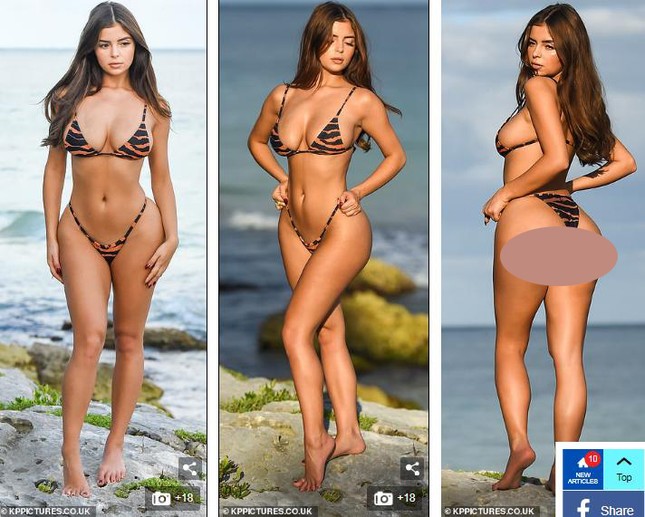 Thân hình nảy nở 'gây chao đảo' của nàng mẫu nội y Demi Rose ảnh 2