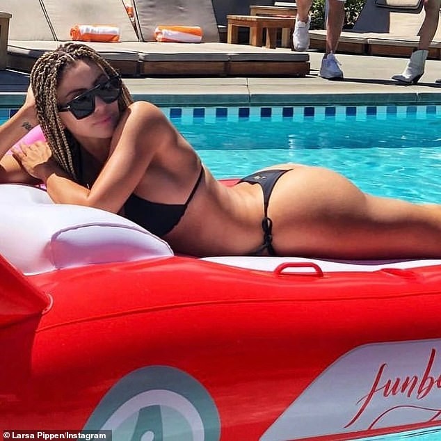 Sao truyền hình Larsa Pippen khoe body 'bốc lửa' với bikini bé xíu ảnh 5