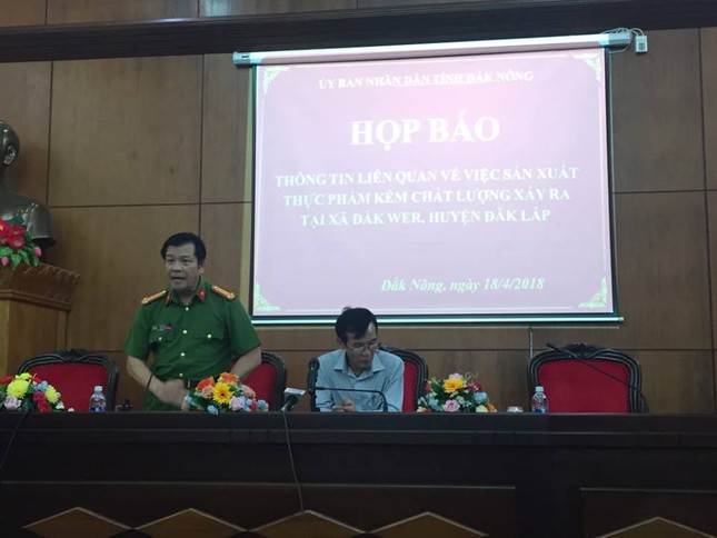 Tỉnh Đắk Nông thông tin vụ nhuộm đen cà phê bằng pin con Ó ảnh 1