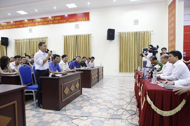 Chủ tịch Hà Nội mong được sớm đối thoại với dân Đồng Tâm ảnh 5