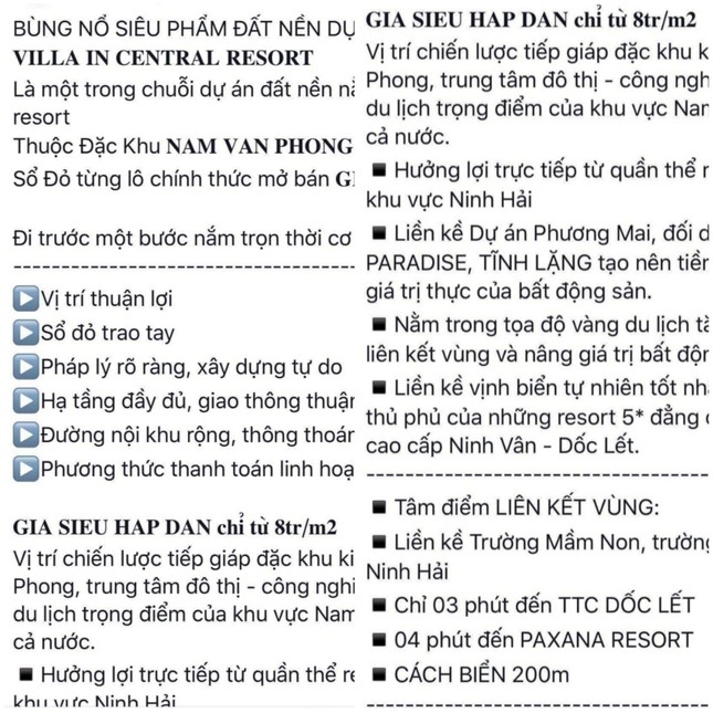 Rao bán dự án 'ma' ngay khu kinh tế Vân Phong ảnh 1