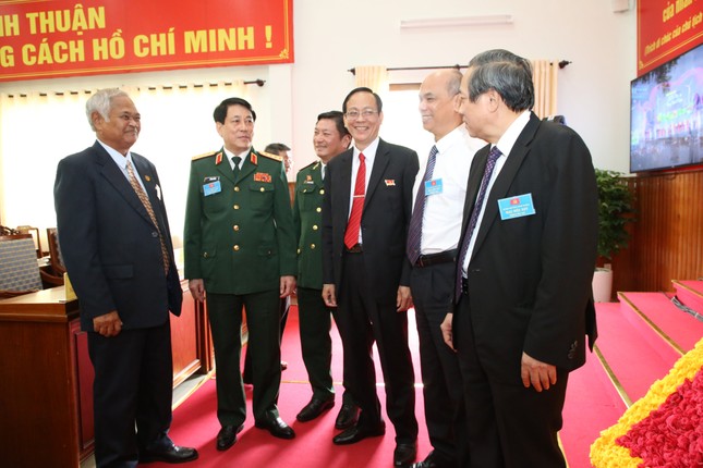 Đại tướng Lương Cường dự Đại hội Đảng bộ tỉnh Ninh Thuận ảnh 3