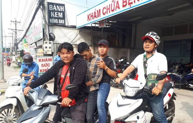 Nhóm 'hiệp sĩ' đưa tên trộm uống thuốc tự tử đi cấp cứu ảnh 1