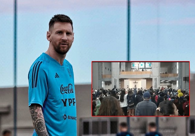 Hàng ngàn NHM Argentina bị Messi đánh lừa - Ảnh 1.