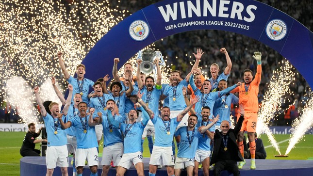 Man City nhận bao nhiêu tiền sau khi giành cú ăn ba lịch sử? ảnh 1