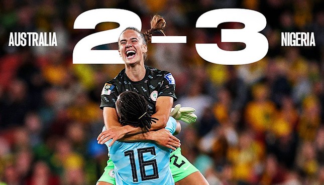 'Động đất' tại World Cup nữ 2023: Australia thua Nigeria ảnh 1
