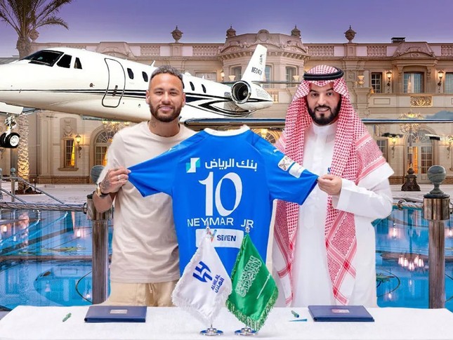 Neymar sống như ông hoàng, có chuyên cơ, siêu xe và dinh thự tại Saudi Arabia ảnh 1