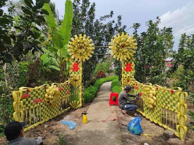 Cổng cưới lá dừa, nét đẹp mộc mạc ‘độc nhất vô nhị’ ở miền Tây sông nước ảnh 10