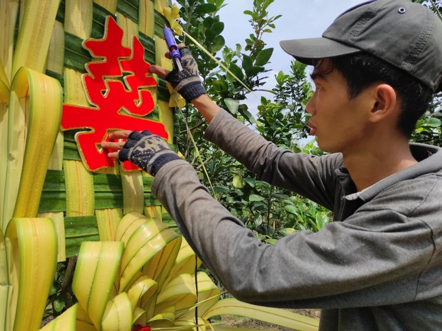 Cổng cưới lá dừa, nét đẹp mộc mạc ‘độc nhất vô nhị’ ở miền Tây sông nước ảnh 12