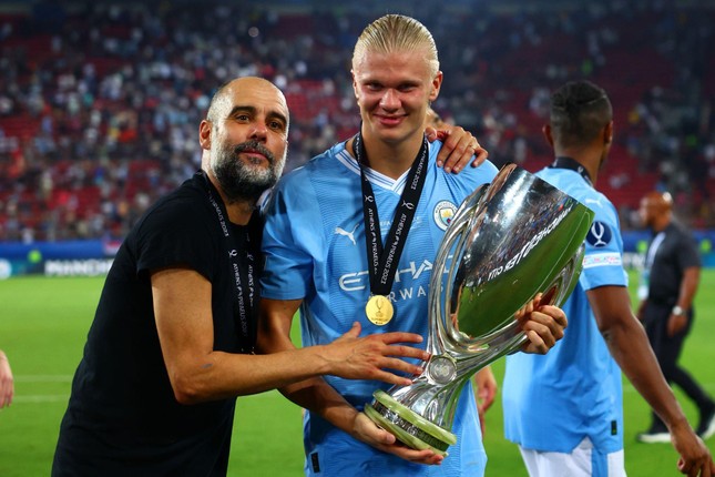 Giành Siêu cúp châu Âu, Pep Guardiola lớn tiếng chỉ trích Premier League ảnh 1