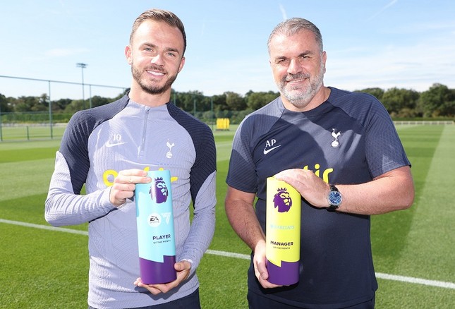 Tottenham giành cú đúp giải thưởng tháng 8 ở Premier League ảnh 1