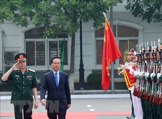 Chủ tịch nước Võ Văn Thưởng thăm, làm việc tại Cục Cứu hộ-Cứu nạn ảnh 1