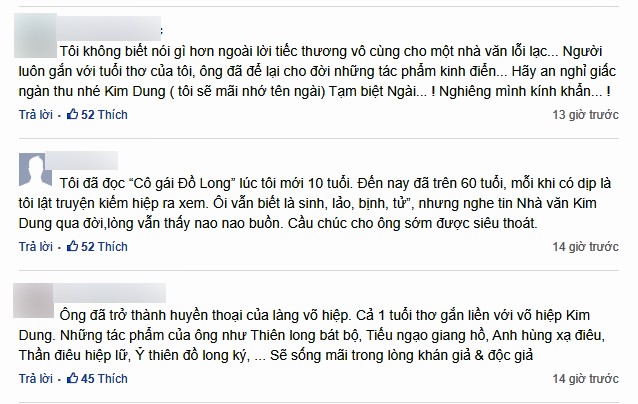 Người hâm mộ Việt làm thơ tiễn biệt Kim Dung ảnh 1