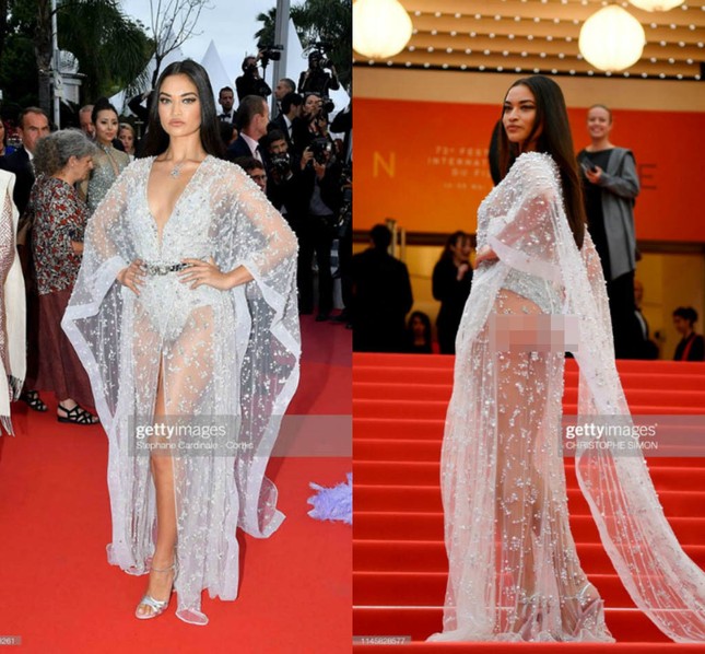 Những bộ cánh 'mặc như không' phản cảm nhất tại Liên hoan phim Cannes lần thứ 72 ảnh 17